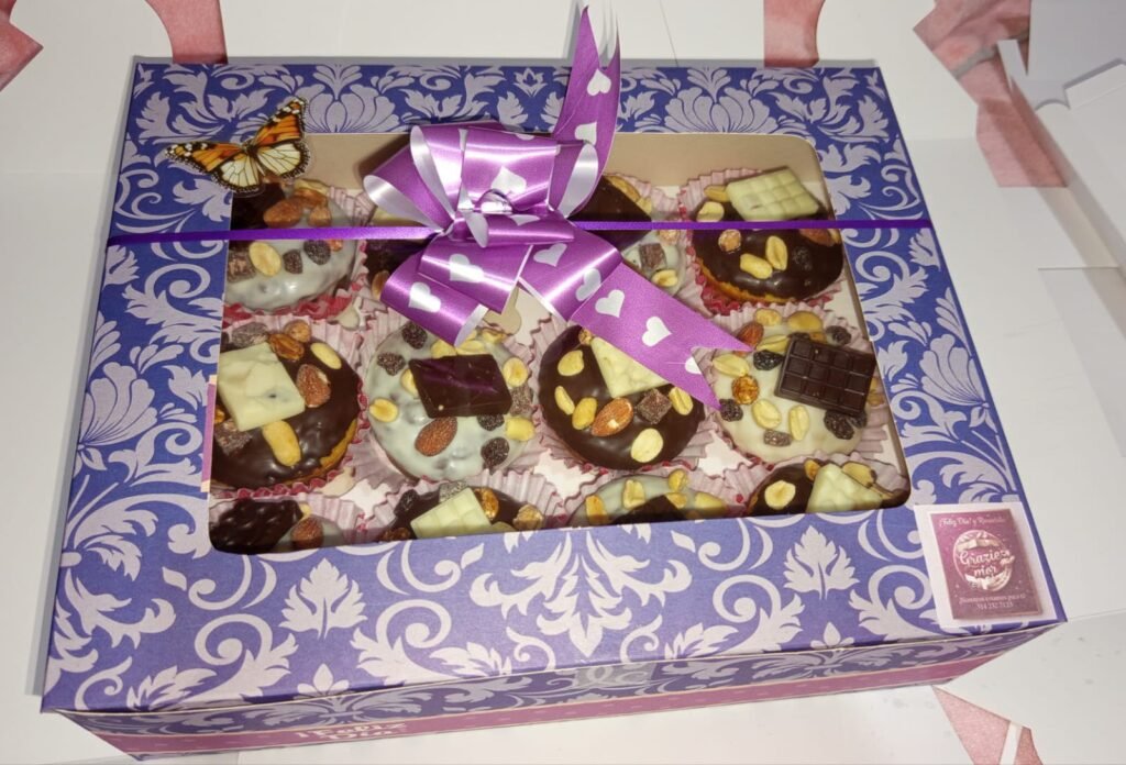 Caja de cupcakes regalo - 12 unidades